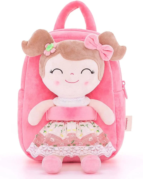 Rucsac personalizat model Girl cu jucarie detasabila (gradinita/cresa)